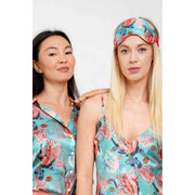 Jessica Russell Flint Onderwater Koraal Zijden Oogmasker - Blauw/Roze