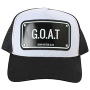 John Hatter GOAT aluminium truckerpet - zwart/wit