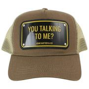 John Hatter You Talking to Me aluminium truckerpet - olijfgroen