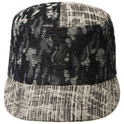 Kangol Denim Mashup Army Cap - Zwart doorgestikt