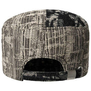Kangol Denim Mashup Army Cap - Zwart doorgestikt