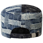 Kangol Denim Mashup legerpet - blauwe picknick