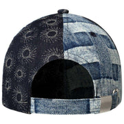 Kangol denim mashup baseballpet - blauwe picknick