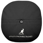 Kangol multifunctionele, opvouwbare vissershoed - zwart