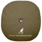 Kangol multifunctionele opvouwbare vissershoed - donker olijfgroen