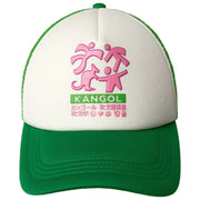 Kangol Unity Puff Print Truckerpet - Retro Groen