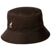 Kangol gewassen vissershoed - koffieboon bruin