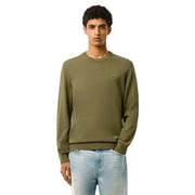 Lacoste Organic Cotton Crew Neck Sweater - Khaki