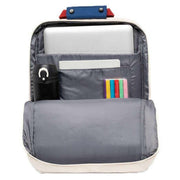 Lefrik Daily 13" Bauhaus Block Backpack - Blue/Cream