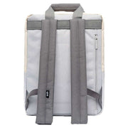 Lefrik Daily 13" Stripes Concrete Block Backpack - Grey/Light Grey/Cream