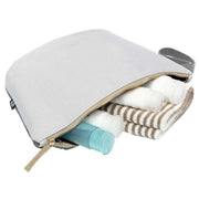 Lefrik Zoid M Concrete Block Toiletry Bag - Grey/Light Grey/Cream