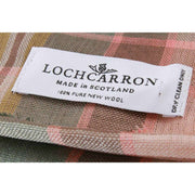 Locharron of Scotland Alba Dundee Fine Merino sjaal - roze/grijs/geel
