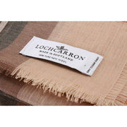 Locharron of Scotland Alba Saskatchewan verweerde fijne merinosjaal - beige/grijs