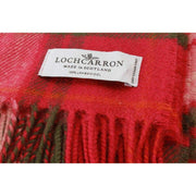 Locharron of Scotland Borders Locharron Jachtlamswollen deken - Roze