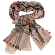 Locharron of Scotland Brock Stewart Dress Eden luxe sjaal - beige/oranje