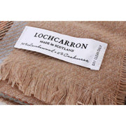 Locharron of Scotland Brock Stewart Dress Eden luxe sjaal - beige/oranje