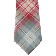 Locharron of Scotland Reiver Auld Scotland Tartan Wool Tie - Grey/Red