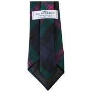 Locharron of Scotland Reiver Baird moderne tartan stropdas - marineblauw/donkergroen