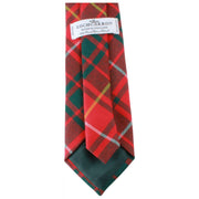 Locharron of Scotland Reiver Bruce Modern Tartan stropdas - rood/donkergroen