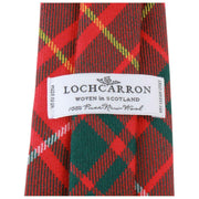 Locharron of Scotland Reiver Bruce Modern Tartan stropdas - rood/donkergroen