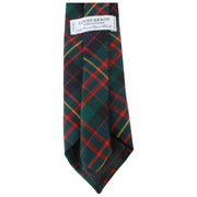 Locharron van Schotland Reiver Cameron van Erracht Moderne Tartan stropdas - donkergroen/marineblauw/rood