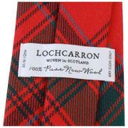Locharron of Scotland Reiver Grant Clan Tartan stropdas - rood/groen