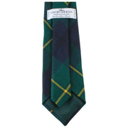Locharron of Scotland Reiver Johnstone moderne tartan stropdas - donkergroen/marineblauw