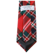 Locharron of Scotland Reiver MacFarlane moderne tartan stropdas - rood/groen/wit