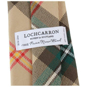 Locharron of Scotland Reiver Saskatchewan Tartan stropdas - Beige/zwart/rood