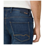 MAC Jeans Arne Pipe Hemp Denim Jeans - Donkerblauwe 3D-wassing