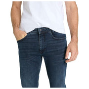 MAC Jeans Arne Gerecyclede Denim Jeans - Diepblauw Authentiek Gebruikt