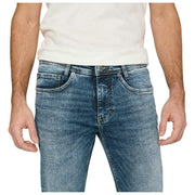 MAC Jeans Arne gerecyclede denim jeans - middenblauw, authentiek gebruikt