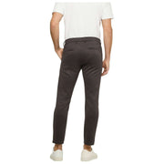 MAC Jeans jerseybroek met griffioenprint - Hot Fudged Brown