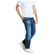 MAC Jeans Rick Vintage Denim Jeans - Donkerblauw Authentiek 3D Gebruikt