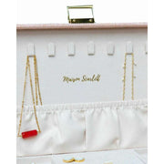 Maison Scarlett Denise Linen Jewellery Box - Pink