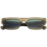 MessyWeekend New Dylan Reveal Sunglasses - Bottle Green Transparent