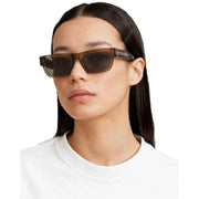 MessyWeekend New Dylan Reveal Sunglasses - Bottle Green Transparent