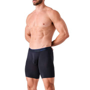 Obviously PrimeMan Boxer Brief 9inch Leg - Charcoal Black