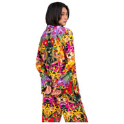 Poeder Botanische Caleidoscoop Lange Pyjama - Meerkleurig