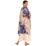 Powder China Bloom Beach Wrap Around - Blue