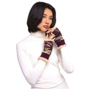 Poeder Scandi Cosy Polswarmers - Damson Mix