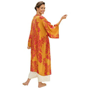 Powder Tapestry Kimono Gown - Mustard