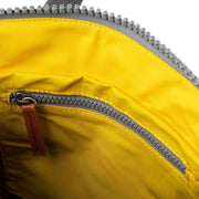 Roka Bantry B Small Sustainable Nylon Backpack - Mustard Yellow