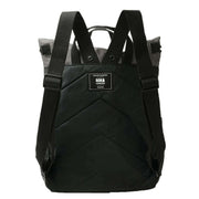 Roka Canfield B Medium Creative Waste Two Tone Recycled Nylon Backpack - Black/Graphite Grey