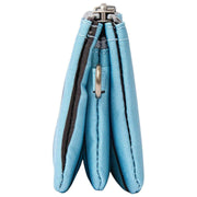 Roka Carnaby kleine portemonnee van gerecycled canvas - blauwe streep