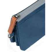 Roka Carnaby Small Recycled Canvas Wallet - Deep Blue