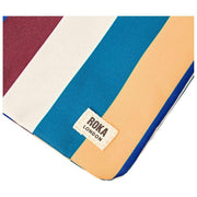 Roka Carnaby XL crossbodytas van gerecycleerd canvas - brede strepen, meerkleurig