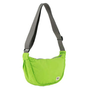 Roka Farringdon Recycled Taslon Slouchy Bag - Lime Green