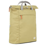 Roka Finchley A Large Recycled Canvas Backpack - Khaki Green