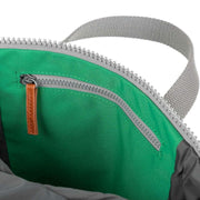 Roka Finchley A Medium Sustainable Canvas Backpack - Mountain Green